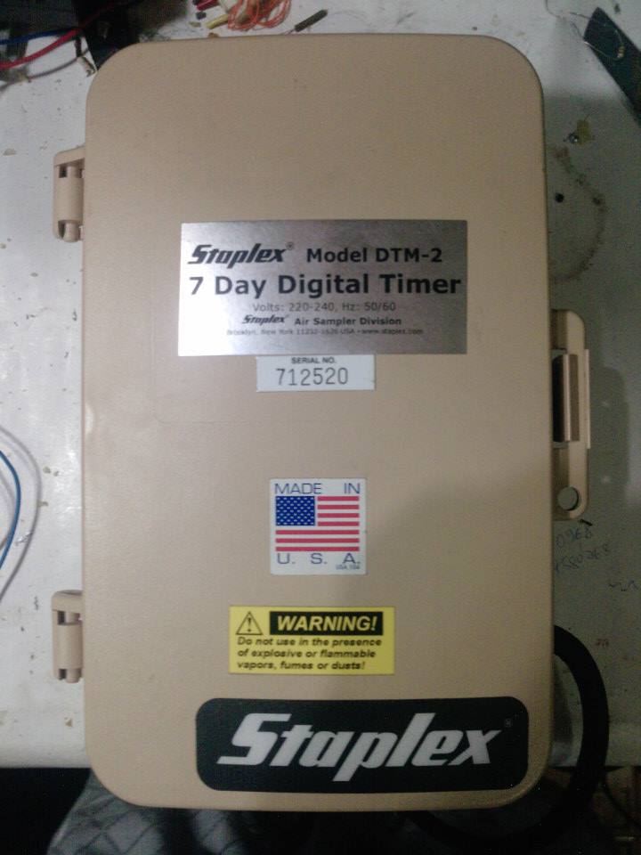 Sửa Bộ điều khiển thiết bị theo thời gian. Model DTM-2 Staplex. Made in USA