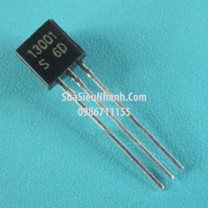 Tên hàng: 13001 TO92 NPN Transistor 0.2A 400V;  Mã: 13001_TO92;  Kiểu chân: cắm TO-92;  Hàng tương đương: MJE13001, E13001