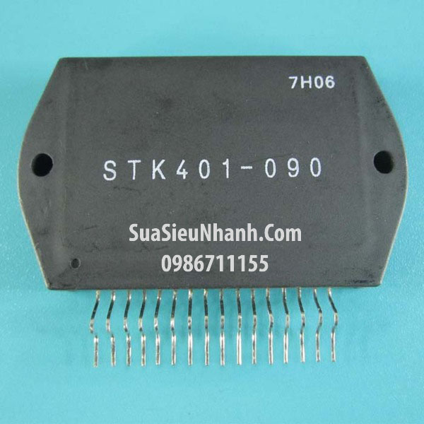 Tên hàng: STK401-090 IC khuếch đại âm thanh AF Audio Amplifier 50W; Mã: STK401-090; Kiểu chân: cắm 16 pin; Thương hiệu: SANYO; Phân nhóm: IC Ampli;