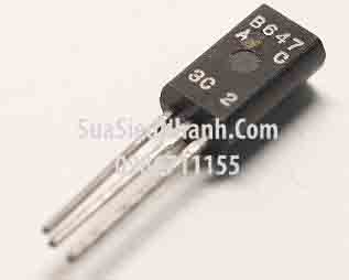 Tên hàng: 2SB647 B647 TO92 PNP Transistor; Mã: 2SB647; Kiểu chân: cắm TO-92