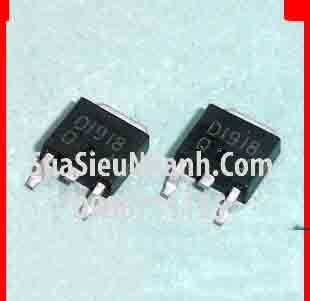 Tên hàng: D1918 TO-252 N Transistor Power 1.5A 160V; Mã: D1918; Kiểu chân: dán TO-252; Dùng cho: vật tư xe nâng;