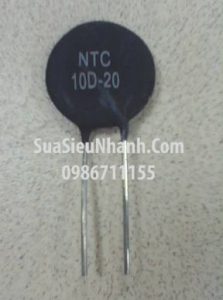 Tên hàng: 10D-20 NTC thermistor;  Mã: NTC10D-20;  Dùng cho: Vật tư máy hàn