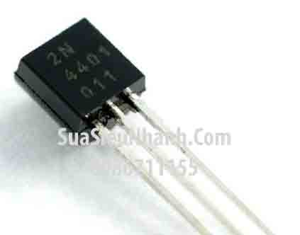 Tên hàng: 2N4401 TO92 NPN Transistor 0.6A 40V; Mã: 2N4401; Kiểu chân: cắm TO-92