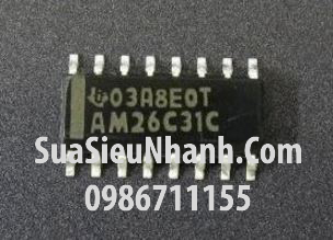 Tên hàng: AM26C31I 26C31 SOP16 3.9mm IC truyền thông Quad Receiver RS-422/RS-423; Mã: AM26C31C; Hãng sx: TI; Kiểu chân: dán SOP-16 3.9mm; Hàng tương đương: AM26LS31, AM26LS31C, AM26C31C AM26C31