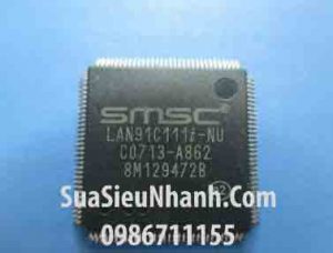 Tên hàng: LAN91C111-NU IC truyền thông Ethernet Dual Speed - 10/100 Mbps;  Mã: LAN91C111-NU;  Kiểu chân: dán TQFP 128;   Thương hiệu: SMSC;  Phân nhóm: IC giao tiếp truyền thông