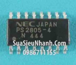Tên hàng: PS2805-4 SOP16 3.9mm Photocouplers opto cách ly quang;  Mã: PS2805-4;  Kiều chân: SOP-16 3.9mm;  Thương hiệu: NEC;  Xuất xứ: chính hãng;  Tag: PS2801 Photocouplers opto cách ly quang, 2805-4, PS2805-1, PS2805-2, PS2805-3, PS2805C-4