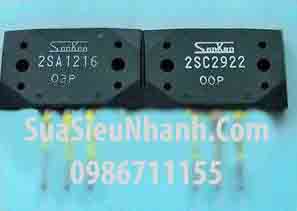 Tên hàng: 2SA1216 2SC2922 Cặp 2 Transistor công suất cho ampli 17A 180V;  Mã: 2SA1216_2SC2922;  Dùng cho: vật tư ampli