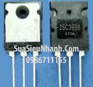 Tên hàng: 2SC3998 C3998 TO3P NPN Transistor 25A 1500V;  Mã: 2SC3998;  Kiểu chân: cắm TO-3P;  Dùng cho: vậy tư màn hình