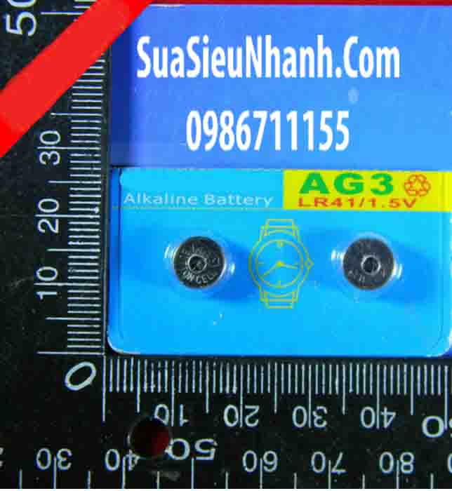 Tên hàng: Pin nút 1.5V AG3 (192 LR41 392A) pin nút nút thanh toán bù trừ điện tử