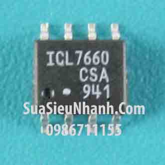 Tên hàng: ICL7660CSA ICL7660A IC chuyển nguồn +12V to -12V; Kiểu chân: dán SOP-8; Hãng sx: Intersil; Mã: ICL7660CSA; Dùng cho: Vật tư PLC