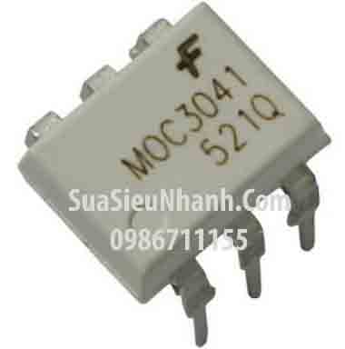 Tên hàng: MOC3041 DIP6 Photo-Triac Optocoupler AC-OUT 1-CH 400VDRM 6-Pin; Mã: MOC3041_DIP6; Kiểu chân: cắm DIP-6