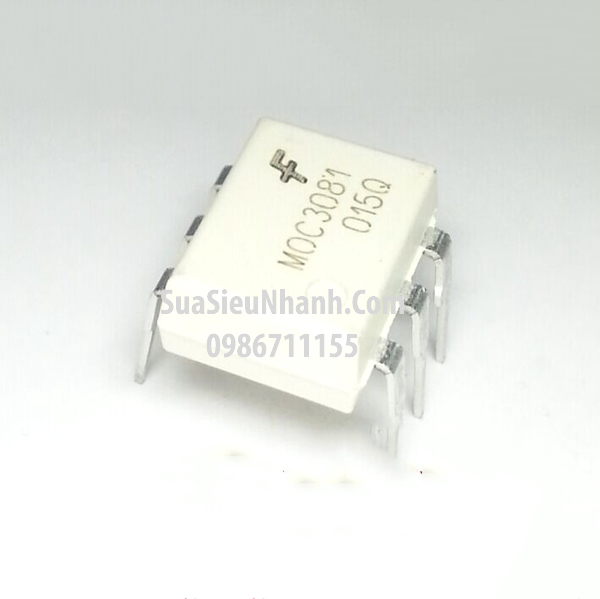 Tên hàng: MOC3081 Photo-TRIAC 800V; Kiểu chân: cắm DIP-6; Hãng sx: FAIRCHILD; Mã: MOC3081_DIP-6