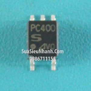 Tên hàng: PC400 SOP5 Photo-Transistor opto photocoupler;  Mã: PC400;  Kiểu chân: dán SOP-5;  Dùng cho: vật tư bến tần, vật tư servo