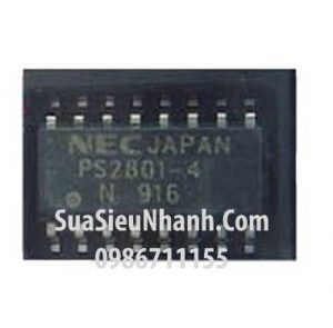 Tên hàng: PS2801-4 Photocouplers opto cách ly quang;  Kiều chân: SOP-16;  Hãng SX: NEC;  Mã: PS2801-4;  Tag: PS2801 Photocouplers opto cách ly quang, 2805-4, PS2805-1, PS2805-2, PS2805-3, PS2805C-4