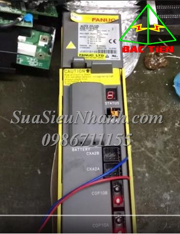 Sửa SERVO DRIVER FANUC 5KW A06B-6114-H205 Serial: 6149 Lỗi 09 IPM alarm Sửa chữa SERVO DRIVER FANUC 5KW Model: A06B-6114-H205 Serial: 6149 Mô tả hư hỏng ban đầu: Lỗi 09 IPM alarm