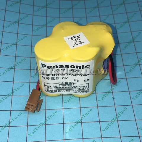 BR-2/3AGCT4A Pin Lithium 6V phích cắm màu nâu Panasonic