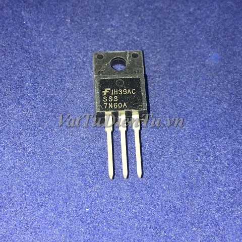 SSS7N60A TO220F N Mosfet 4A 600V