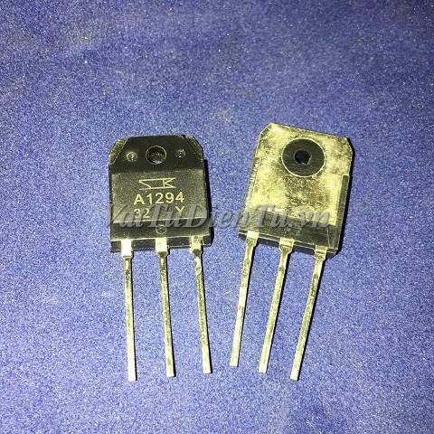 2SA1294 A1294 TO3P PNP Transistor 15A 230V; Mã: A1294; Kiểu chân: cắm TO-3P; Xuất xứ: Hàng mới