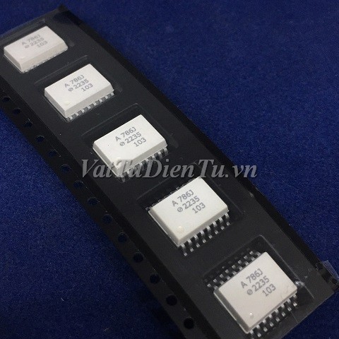 HCPL-786J HP786J A786J SOP16 Photo-IC Optocoupler, cách ly quang, Optically Isolated Modulator; Mã: A786J; Kiểu chân: dán SOP-16; Thương hiệu: AVAGO