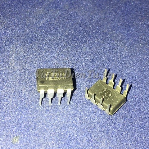 FSL206MR DIP8 IC nguồn, Green Mode Fairchild Power Switch (FPS); Mã: FSL206MR; Kiểu chân: 8 chân cắm DIP-8