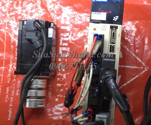 Sửa AC SERVO MOTOR 400W YASKAWA Model: SGM7J-04AFC6S Serial: 0066 Lỗi .840 - encoder data alarm Sửa chữa AC SERVO MOTOR 400W YASKAWA Model: SGM7J-04AFC6S Serial: 0066 Lỗi .840 - encoder data alarm