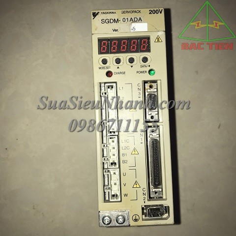 SGDM-01ADA 0029 AC SERVO DRIVER 0.1kW YASKAWA (HTM); Mã kho: SGDM-01ADA-0029
