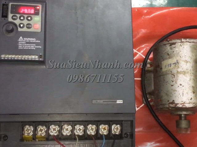 Sửa Biến tần 37kW ZONCN Model: NZ200T-37GY-4 Serial: 2281A Lỗi công suấtSửa chữa Biến tần 37kW ZONCN    
Model:  NZ200T-37GY-4   Serial: 2281A
Lỗi công suất