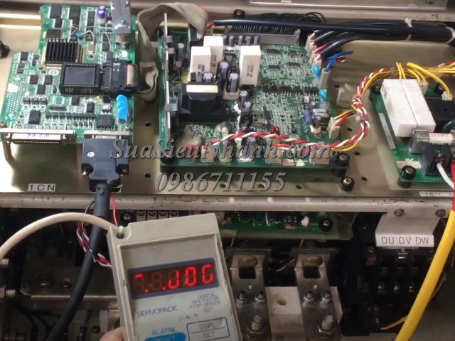 Sửa AC SERVO DRIVER 22.9kW YASKAWA Model: SGDB-2BADY279 Serial: 7464 Lỗi A10 Sửa chữa AC SERVO DRIVER 22.9kW YASKAWA Model: SGDB-2BADY279 Serial: 7464 Lỗi A10