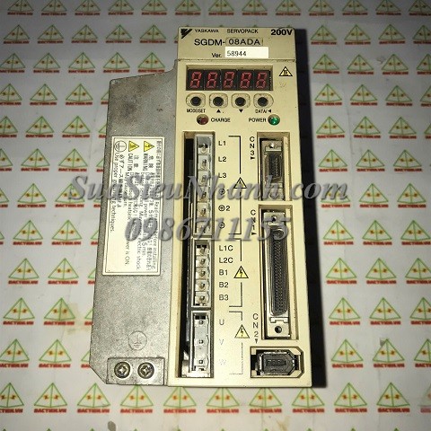 SGDM-08ADA 0011 AC SERVO DRIVER 0.8kW YASKAWA (HTM); Mã kho: SGDM-08ADA-0011