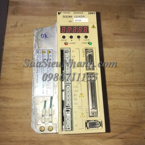 SGDM-10ADA 0003 AC SERVO DRIVER 1.0kW YASKAWA (HTM); Mã kho: SGDM-10ADA-0003