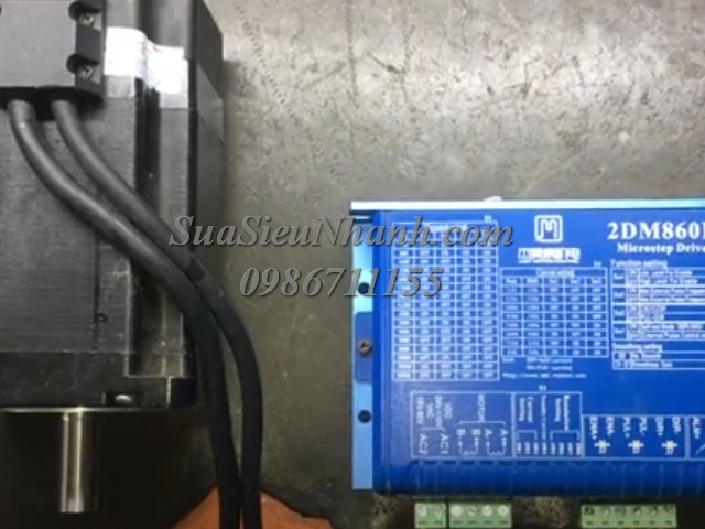 Sửa Microstep Driver JMC Model: 2DM860H Serial: 9452 Mạch đã có sửa chữa tháo mất linh kiện Sửa chữa Microstep Driver JMC Model: 2DM860H Serial: 9452 Mạch đã có sửa chữa tháo mất linh kiện