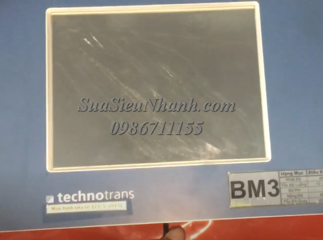 Sửa Màn hình cảm ứng HMI technotrans Model: 8016-3 Serial: 3867 Lỗi kẻ sọc màn hình Sửa chữa Màn hình cảm ứng HMI technotrans Model: 8016-3 Serial: 3867 Lỗi kẻ sọc màn hình