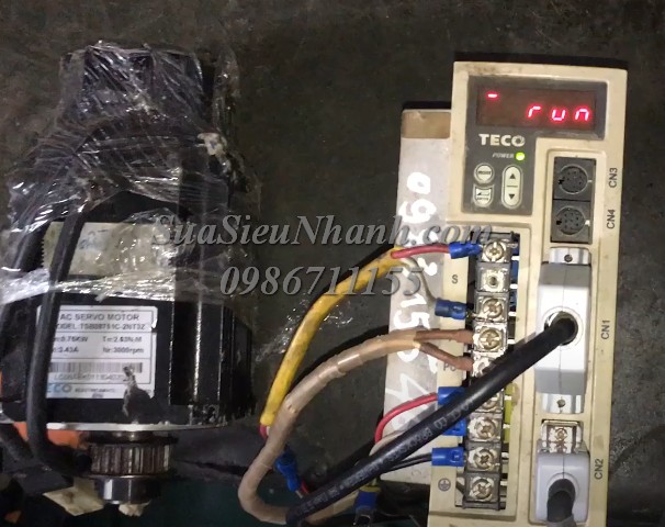 Sửa AC SERVO DRIVER TECO Model: JSDEP-20A Serial: 0221 Lỗi rung động cơ Sửa chữa AC SERVO DRIVER TECO Model: JSDEP-20A Serial: 0221 Lỗi rung động cơ