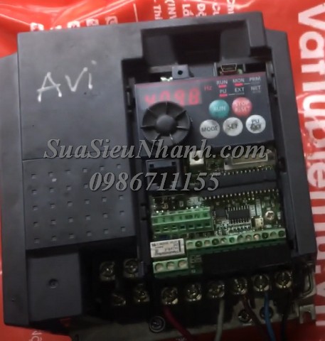 Sửa Biến tần 2.2kW MITSUBISHI Model: FR-E740-2.2K-CHT Serial: 9103A Lỗi mất nguồn vào Sửa chữa Biến tần 2.2kW MITSUBISHI Model: FR-E740-2.2K-CHT Serial: 9103A Lỗi mất nguồn vào