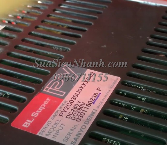 Sửa SERVO AMPLIFIER BL Super PY SENYO DENKI Model: PY2C030U0XXXC02 Serial: 0238 LỗiSửa chữa SERVO AMPLIFIER BL Super PY SENYO DENKI    
Model:  PY2C030U0XXXC02   Serial: 0238
Lỗi 