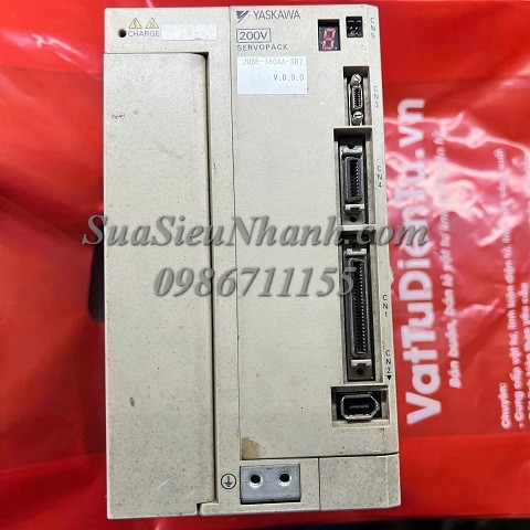 JUSP-180AA-SD7 AC SERVO DRIVER YASKAWA 2kW (HTM); Model: JUSP-180AA-SD7; Xuất xứ: Hàng tháo máy