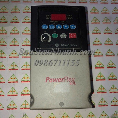 22B-D2P3N104 Biến tần 0.75kW Allen-Bradley PowerFlex 40 (HTM); Mã: 22B-D2P3N104; Xuất xứ: Hàng tháo máy