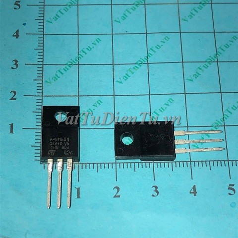 22NM60N STF22NM60N TO220FN Mosfet 16A 600V; Mã: 22NM60N; Kiểu chân: cắm 3 chân TO-220F; Xuất xứ: Hàng mới; Thương hiệu: ST