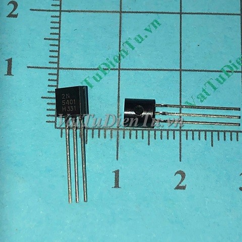 2N5401 TO92 PNP Transistor; Mã: 2N5401; Kiểu chân: cắm 3 chân TO-92; Cặp: 2N5401 2N5551; Xuất xứ: Hàng mới