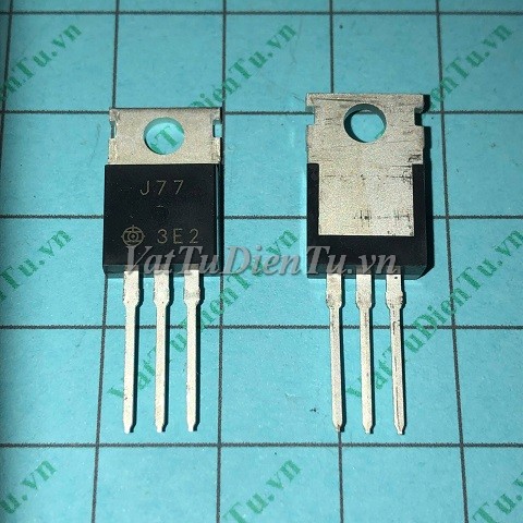 2SJ77 J77 TO220 P MOSFET 6A 400V; Mã: 2SJ77; Kiểu chân: 3 chân cắm TO-220; Xuất xứ: Hàng mới; Cặp: 2SK214 2SJ77