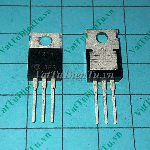 2SK214 K214 TO220 P MOSFET 6A 400V; Mã: 2SK214; Kiểu chân: 3 chân cắm TO-220; Xuất xứ: Hàng mới; Cặp: 2SK214 2SJ77