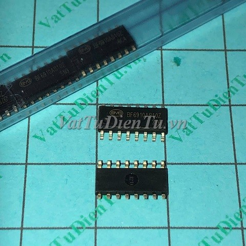 BF6910AS10Z BF6910AS10W SOP16 IC Nguồn; Mã: BF6910AS10Z; Kiểu chân: dán 16 chân SOP-16; Xuất xứ: Hàng mới; Thương hiệu: BYD