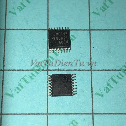 CM044BPWR CM044B TSSOP16 IC; Mã: CM044B; Kiểu chân: 16 chân dán TSSOP-16; Xuất xứ: Hàng mới