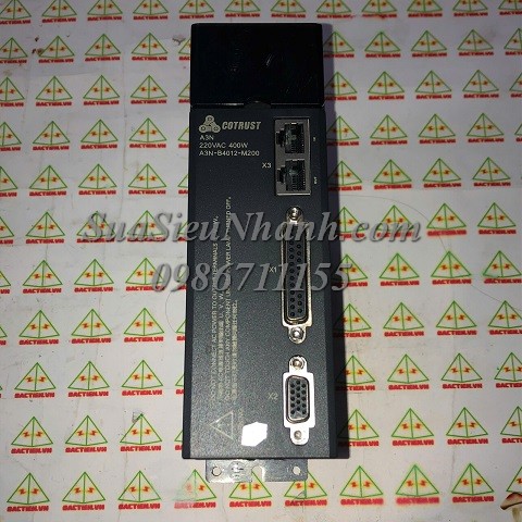 CTSD A3N-B4012-M200 0928 AC SERVO DRIVER 400W COTRUST A3N (HTM); Mã kho: CTSD A3N-B4012-M200-0928; Xuất xứ: Hàng tháo máy