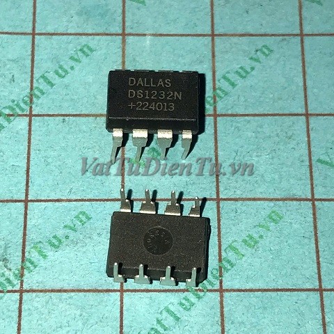 DS1232N DS1232L DS1232 DS1232LP DIP8 IC Nguồn, Low Power MicroMonitor Chip; Mã: DS1232N; Kiểu chân: cắm 8 chân DIP-8; Xuất xứ: Hàng mới; Thương hiệu: MAXIM