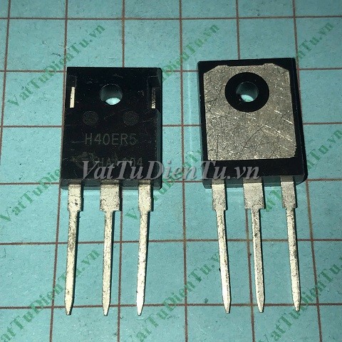 H40ER5 IHW40N65R5 TO247 IGBT 40A 650V; Mã: H40ER5; Kiểu chân: cắm TO0247; Xuất xứ: Hàng mới