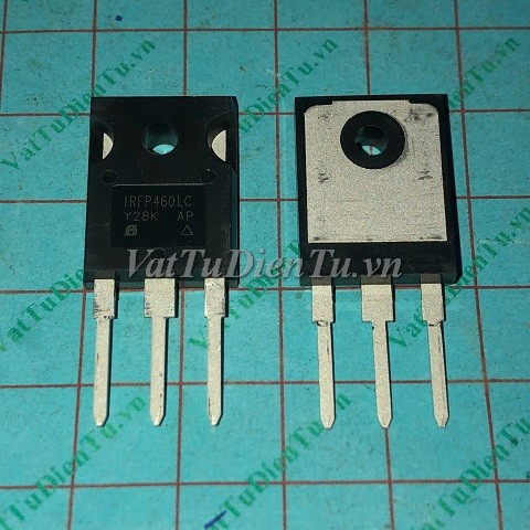 IRFP460LC TO247 N MOSFET 20A 500V Vishay; Mã: IRFP460LC; Kiểu chân: cắm 3 chân TO-247; Xuất xứ: Hàng chính hãng; Hãng sx: Vishay