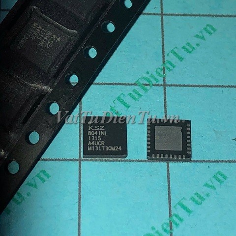 KSZ8041NL KSZ8041 KSZ8041NLI QFN32 IC Chức năng, 10Base-T/100Base-TX Physical Layer Transceiver; Mã: KSZ8041NL; Kiểu chân: dán 32 chân QFN-32; Xuất xứ: Hàng mới; Thương hiệu: Micrel