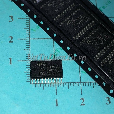 L4973D5.1 L4973D SOP20 IC; Mã: L4973D51; Kiểu chân: 20 chân dán SOP-20; Xuất xứ: Hàng mới; Thương hiệu: ST