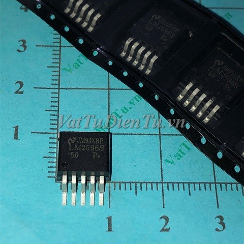 LM2596S-5.0 IC Nguồn Switching 3A 5V; Mã: LM2596S-5.0; Kiểu chân: dán TO-263; Thương hiệu: National; Xuất xứ: Hàng mới